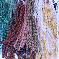 Mixed Gemstone Beads, Natural Stone, Donut, DIY 10mm Approx 7.9 Inch 