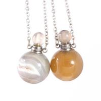 Agate Perfume Bottle Pendant, fashion jewelry & for woman, 20mm 