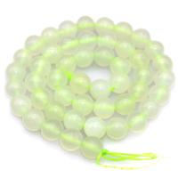 Spotted Serpentine Beads, Round, polished, DIY cyan 