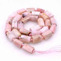 Rosa Opal Perle, Rechteck, poliert, DIY & verschiedene Größen vorhanden, Rosa, 8x11mm, 32PCs/Strang, verkauft von Strang