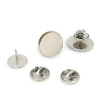 Stainless Steel Brooch Findings, plated 