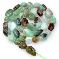Australia Jade Beads, irregular, polished, DIY, green 
