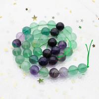 Fluorite Beads, Colorful Fluorite, Round, polished, DIY 