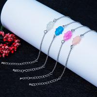 Acrylique Bracelets en Alliage de zinc , avec Feuille d'acétate, bijoux de mode, plus de couleurs à choisir, Vendu par brin