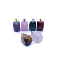 Природный камень Подвеска флакона духов, будылки для духи, DIY, разноцветный продается PC
