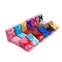 Boîte Cadeau de bijoux, papier, Placage, envoyé au hasard & durable & Résistant & Anti-poussière & mélangé, plus de couleurs à choisir Vendu par PC