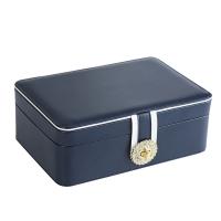 Multifunctional Jewelry Box, PU Leather, Rectangle, plated, durable & hardwearing & dustproof 