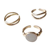 Zinc Alloy Ring Set, plated, three pieces & for woman 