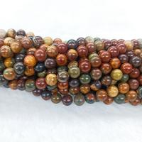 Picasso Jasper Beads, Natural Turquoise, Round, polished, DIY Approx 15 Inch 