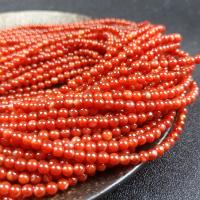 Natural Red Agate Beads, Round, polished, DIY red, 4mm Approx 14.2 Inch, Approx 