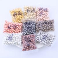 ABS Plastic Beads, plated, fashion jewelry & DIY 14mm 