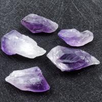 Décoration de pierre perles, améthyste, Irrégulière, violet, 30-50x18-25mm, Vendu par PC