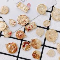 Zinc Alloy Jewelry Pendants, gold color plated, DIY 