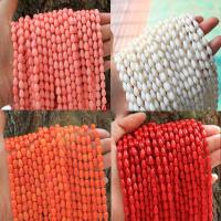 Mélange de perles de corail naturels, corail synthétique, larme, poli, DIY & normes différentes pour le choix, plus de couleurs à choisir, Vendu par brin