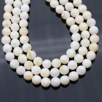 Perles en coquille naturel, Rond, poli, DIY & normes différentes pour le choix, plus de couleurs à choisir, Vendu par brin