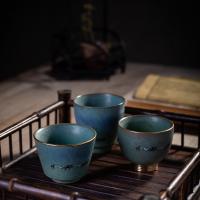 porcelaine Tasse à thé, Placage, durable & styles différents pour le choix, plus de couleurs à choisir, Vendu par PC
