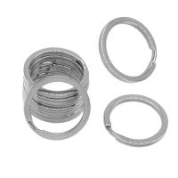 Edelstahl Split Ring, 304 Edelstahl, Kreisring, DIY & verschiedene Größen vorhanden, originale Farbe, verkauft von PC