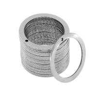 Edelstahl Geschlossen Ring, 304 Edelstahl, Kreisring, DIY, originale Farbe, 30x1mm, Bohrung:ca. 1.2mm, Innendurchmesser:ca. 24mm, verkauft von PC