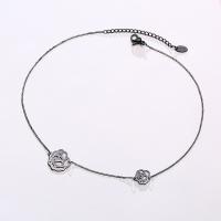 Stainless Steel Jewelry Necklace, Rose, fashion jewelry & for woman 
