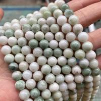 Green Jade Beads, Round, polished, DIY 