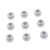 Stainless Steel Spacer Bead, polished & for woman 