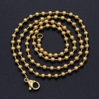 Мода нержавеющей стали ожерелье цепь, нержавеющая сталь, Другое покрытие, разный размер для выбора & Мужский, Много цветов для выбора, продается Strand