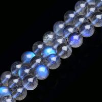 Labradorite Beads, Moonstone, Round, polished, DIY blue 