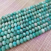 Amazonite Beads, ​Amazonite​, Abacus, polished & faceted, blue Approx 15 Inch 