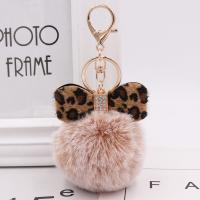 Fur Plush Key Chain, fashion jewelry & Unisex 