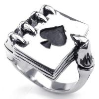 кольцо из цинкового сплава , цинковый сплав, ювелирные изделия моды, серебряный, продается PC