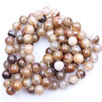 Coffee Agate Beads, Round, polished, DIY, coffee color, 16mm 