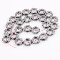 Non Magnetic Hematite Beads, Donut, plated, DIY, 16mm 