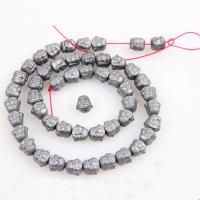 Non Magnetic Hematite Beads, Buddha, plated, DIY, 8mm 