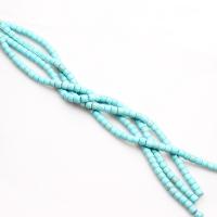 Synthetic Turquoise Beads, Synthetic Blue Turquoise, Column, polished, DIY 
