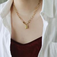 Titanium Steel Jewelry Necklace, fashion jewelry 37+5cm 