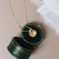 Titanium Steel Jewelry Necklace, fashion jewelry, golden, 38+5cm 