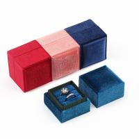 Caja Joyería de Múltiples Funciones , Corduroypantalones de pana, Cuadrado, más colores para la opción, 56x56x56mm, Vendido por UD