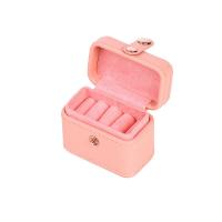 Multifunctional Jewelry Box, Velveteen, with PU Leather, Rectangle, portable 