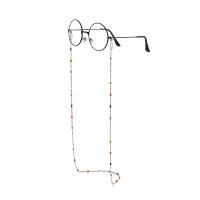 Messing Brillenkette, mit Harz, plattiert, nachhaltiges & Anti-Skidding & für Frau, keine, Länge:27.55 ZollInch, verkauft von Strang