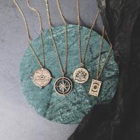 Titanium Steel Jewelry Necklace, fashion jewelry 1.8cm  1.7cm 41+5cm 