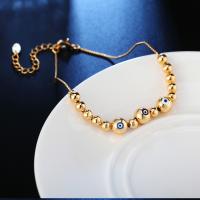 Evil Eye Jewelry Bracelet, Brass, plated, fashion jewelry & for woman 