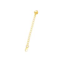 Brass Extender Chain, gold color plated 