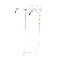 Messing Brillenkette, mit Harz, plattiert, nachhaltiges & Anti-Skidding & für Frau, keine, Länge:27.55 ZollInch, verkauft von PC