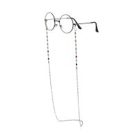 Messing Brillenkette, mit Harz, plattiert, nachhaltiges & Anti-Skidding & für Frau, keine, Länge:27.55 ZollInch, verkauft von Strang
