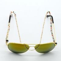 Messing Brillenkette, mit Harz, plattiert, nachhaltiges & Anti-Skidding, keine, Länge:27.55 ZollInch, verkauft von Strang