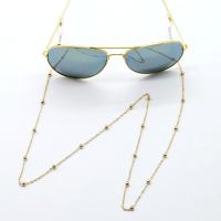 Brass Glasses Chain, plated, durable & anti-skidding & for woman .55 