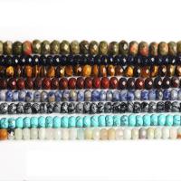 Mixed Gemstone Beads, Abacus, polished & faceted 
