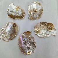 Colgantes de Nácar Natural, Concha de perla, Irregular, Sostenible & Bricolaje, 65x49x4mm, 20PCs/Bolsa, Vendido por Bolsa