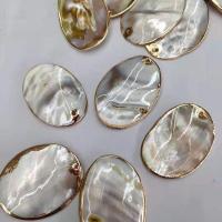Colgantes de Nácar Natural, Concha de perla, Sostenible & Bricolaje, 47x34x4.5mm, 20PCs/Bolsa, Vendido por Bolsa