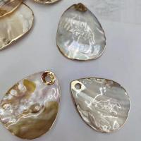 Natural Freshwater Shell Pendants, Pearl Shell, Teardrop, durable & DIY 